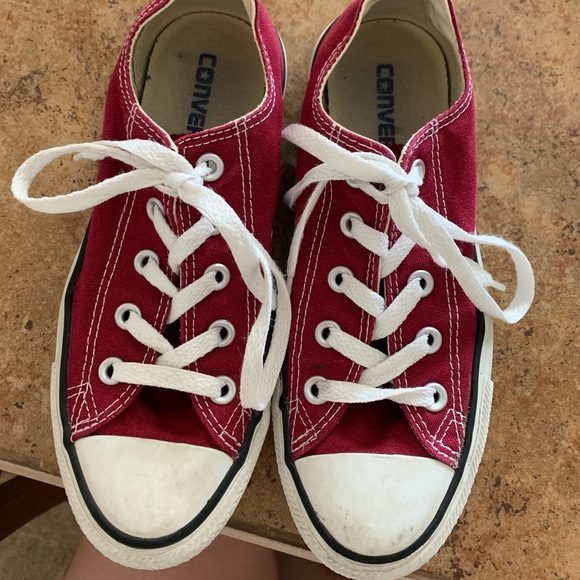 Maroon Converse - Picture 2 of 3